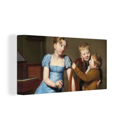 Leinwand Bilder - 160x80 cm - Gestörtes Klavierspiel - Gemälde von Willem Bartel van