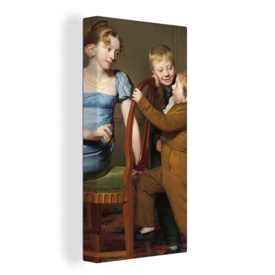 Leinwand Bilder - 80x160 cm - Gestörtes Klavierspiel - Gemälde von Willem Bartel van