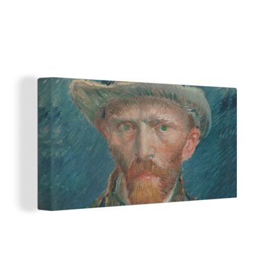 Leinwand Bilder - 160x80 cm - Selbstporträt 1887 - Gemälde von Vincent van Gogh