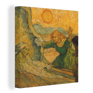 Leinwandbilder - 20x20 cm - Die Auferweckung des Lazarus - Vincent van Gogh