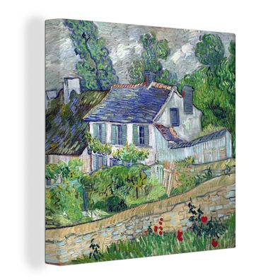 Leinwandbilder - 50x50 cm - Haus in Auvers - Vincent van Gogh