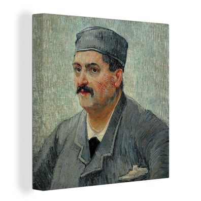 Leinwandbilder - 20x20 cm - Porträt von Etienne-Lucien Martin - Vincent van Gogh