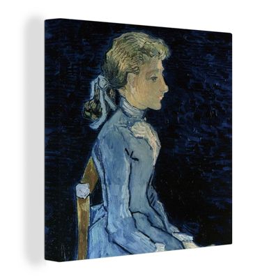 Leinwandbilder - 20x20 cm - Porträt von Adeline Ravoux - Vincent van Gogh