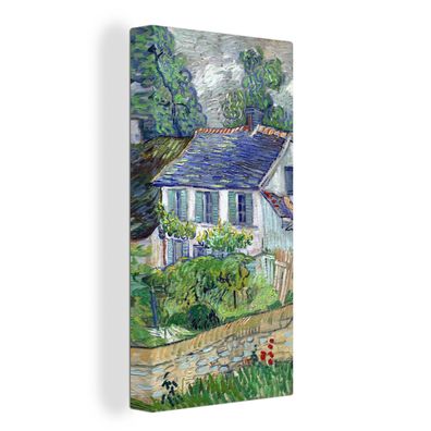 Leinwand Bilder - 80x160 cm - Haus in Auvers - Vincent van Gogh