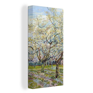 Leinwandbilder - 40x80 cm - Blühender Obstgarten - Vincent van Gogh