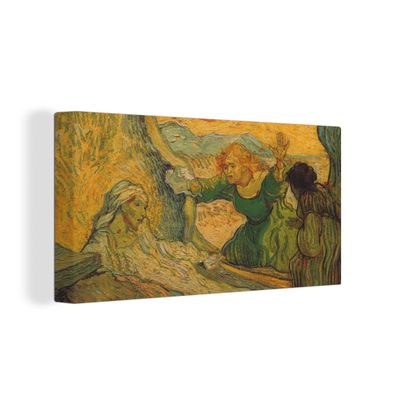 Leinwandbilder - 80x40 cm - Die Auferweckung des Lazarus - Vincent van Gogh