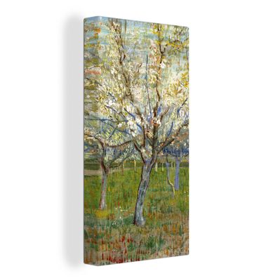 Leinwandbilder - 40x80 cm - Der rosa Obstgarten - Vincent van Gogh