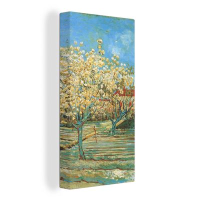 Leinwandbilder - 20x40 cm - Blühender Obstgarten - Vincent van Gogh