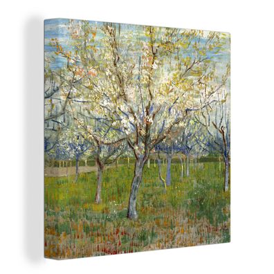 Leinwandbilder - 90x90 cm - Der rosa Obstgarten - Vincent van Gogh