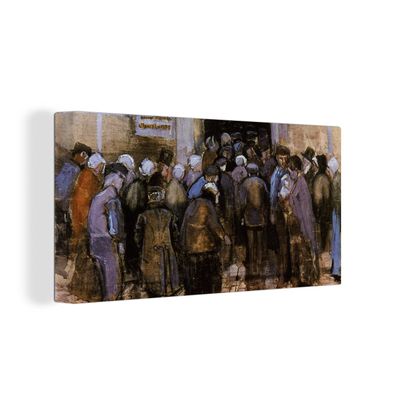 Leinwand Bilder - 160x80 cm - Die Armen und das Geld - Vincent van Gogh