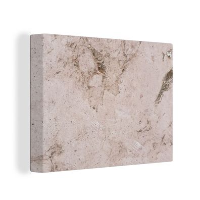 Leinwandbilder - 80x60 cm - Marmor - Stein - Licht