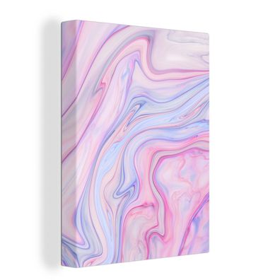 Leinwandbilder - 30x40 cm - Marmor - Farben - Pastell