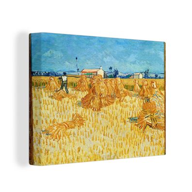 Leinwand Bilder - 120x90 cm - Weinlese in der Provence - Vincent van Gogh
