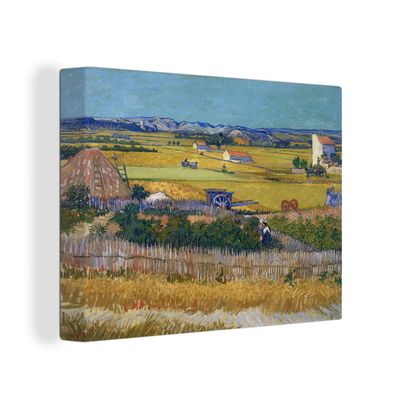 Leinwand Bilder - 120x90 cm - Die Ernte - Vincent van Gogh