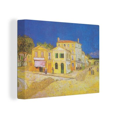 Leinwand Bilder - 120x90 cm - Das gelbe Haus - Vincent van Gogh
