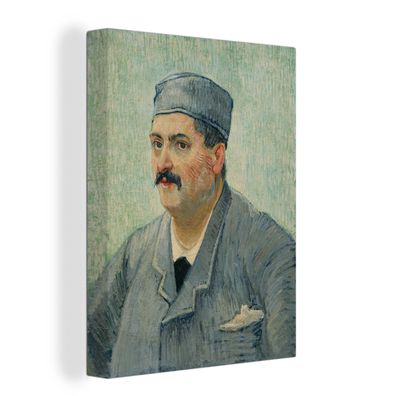 Leinwand Bilder - 90x120 cm - Porträt von Etienne-Lucien Martin - Vincent van Gogh