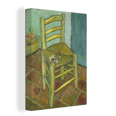 Leinwandbilder - 30x40 cm - Vincent's Stuhl - Vincent van Gogh