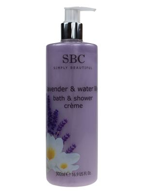 SBC Lavender Water Lily BODY WASH Bad und Duschcreme 500ml