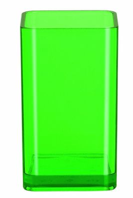 Cubo Clear Green Grün Zahnbecher Zahnputzbecher Mundspülbecher