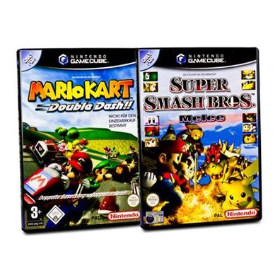 2 Gamecube Spiele Mario Kart - Double Dash + Super Smash Bros. Melee