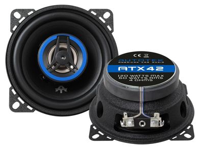 Autotek ATX-42 10 cm (4") 2-Wege Koaxial Auto Lautsprecher 120 Watt Paar