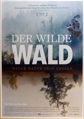 Der wilde Wald - Natur sein lassen - Original Kinoplakat A1 - Lisa Eder - Filmposter