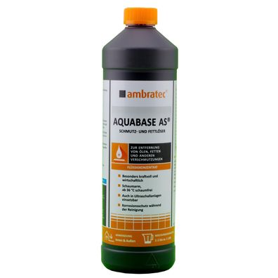 Ambratec Aquabase AS Schmutz- und Fettlöser Grundreinigung 1 Liter