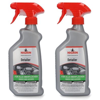 Nigrin 2x Detailer Spray LackKonservierung LackVersigelung KunststoffPflege