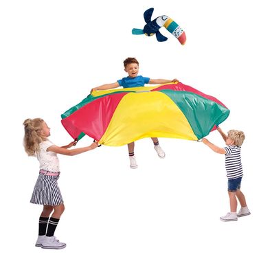 SES Creative Kinder Outdoor Schwungtuch 2m fliegender Tukan für 2-6 Kinder ab 3J