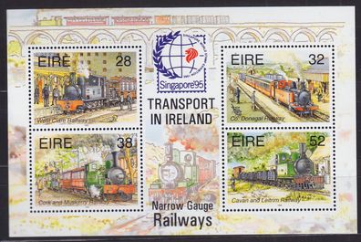 IRLAND Ireland [1995] MiNr 0886-89 Block 19, I ( * */ mnh ) Eisenbahn