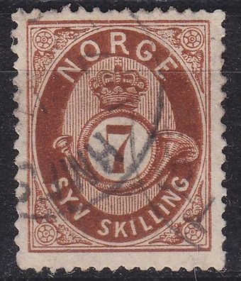 Norwegen NORWAY [1872] MiNr 0021 ( O/ used )