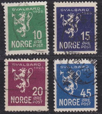 Norwegen NORWAY [1925] MiNr 0116-19 ( O/ used )