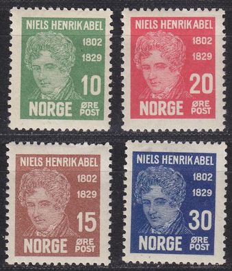 Norwegen NORWAY [1929] MiNr 0150-53 ( * / mh )