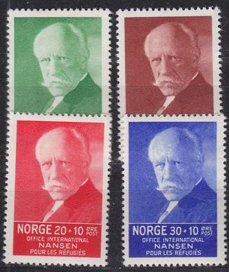 Norwegen NORWAY [1935] MiNr 0172-75 ( * / mh )
