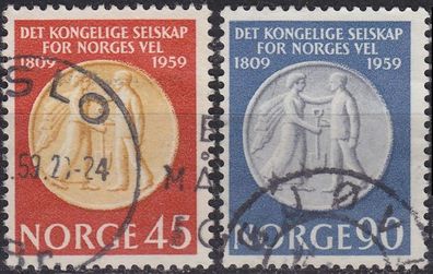 Norwegen NORWAY [1959] MiNr 0434-35 ( O/ used )