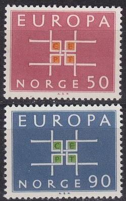Norwegen NORWAY [1963] MiNr 0498-99 ( * * / mnh ) CEPT