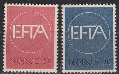 Norwegen NORWAY [1967] MiNr 0551-52 ( * * / mnh ) CEPT