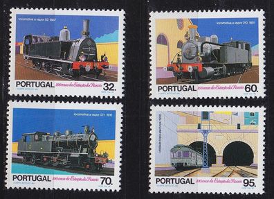 Portugal [1990] MiNr 1842-45 ( * * / mnh ) Eisenbahn