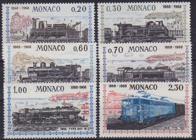 MONACO [1968] MiNr 0896-01 ( * */ mnh ) Eisenbahn