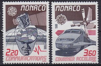 MONACO [1987] MiNr 1859-60 ( * */ mnh ) CEPT