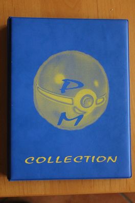 Sammelalbum "PM - Collection"; Ringbinder für Pokèmon - Karten und Ähnliche, blau