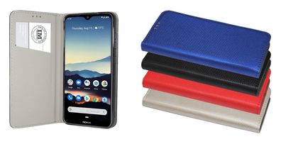 Buch Tasche "Smart" kompatibel mit NOKIA 6.3 Handy Hülle Etui Brieftasche Schutzhü...