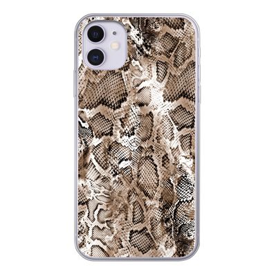 Hülle für iPhone 11 - Tiermuster - Schlange - Haut - Silikone