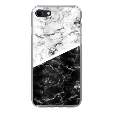 Hülle für iPhone 8 - Marmor - Chic - Collage - Silikone