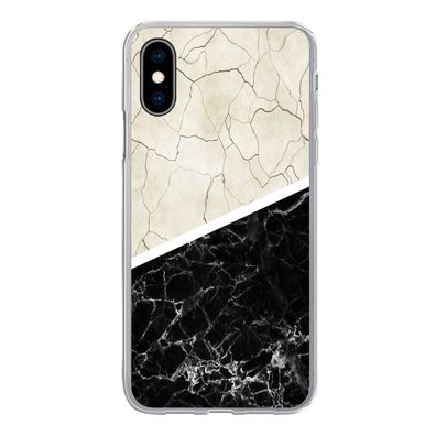 Hülle für iPhone X - Marmor - Muster - Luxus - Silikone