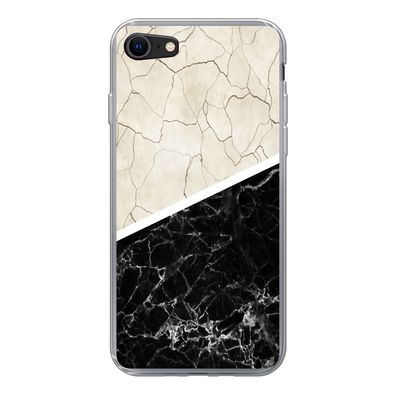 Hülle für iPhone 7 - Marmor - Muster - Luxus - Silikone