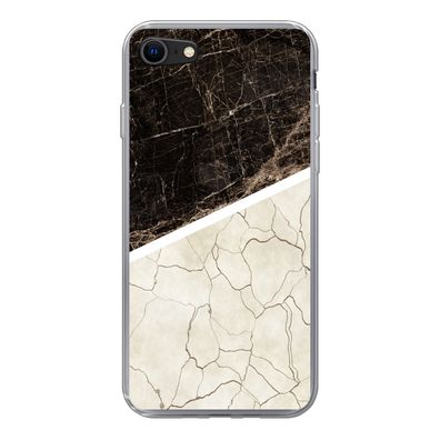 Hülle für iPhone 8 - Marmor - Struktur - Abstrakt - Silikone