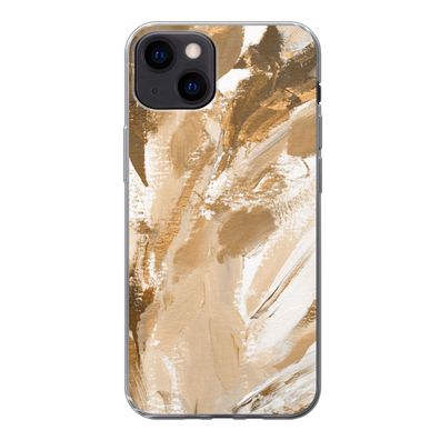 Hülle für iPhone 13 - Farbe - Gold - Beige - Silikone