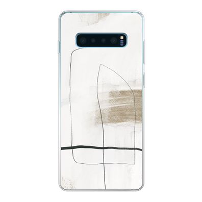 Hülle für Samsung Galaxy S10 Lite - Farbe - Minimalismus - Schwarz - Silikone