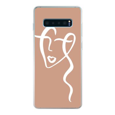Hülle für Samsung Galaxy S10 Lite - Frau - Gesicht - Abstrakt - Silikone